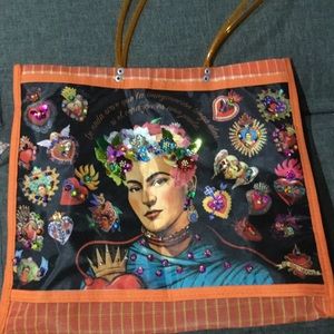 Frida Khalo beach bag
